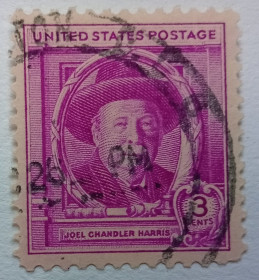 Північна Америка Северная Америка ^/--/^ США 1948 Джоэль Чандлер Харрис, гашеная ^_^^^ 1948 — Джоель Чандлер Гарріс, гашена - фото фото фото