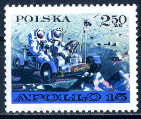 Освоєння космосу Освоение космоса ^/--/^ Польша. Аполло-15   (серия)** 1971 г. ^_^^^ Польща. Аполло-15 (серія) 1971 - фото фото фото
