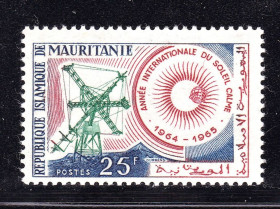 Освоєння космосу Освоение космоса ^/--/^ Космос . Мавритания 1964 г  MNH  - ^_^^^ Космос . Мавританія 1964 MNH - - фото фото фото