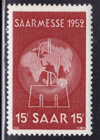 Інші країни Другие страны ^/--/^ СААР / SAAR  1952 г MNH  - ^_^^^ СААР / SAAR 1952 MNH - фото фото фото