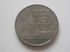 Таїланд Таиланд ^/--/^ Таиланд 1 бат 2003 года 26717 ^_^^^ Таїланд 1 бат 2003 року 26717 - фото фото фото