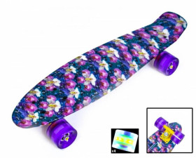 Дитячі ролики та скейти Детские ролики и скейты ^/--/^ Penny Board  &amp;quot;Орхидея&amp;quot; Светящиеся колеса (1940713911) ^_^^^ Penny Board &amp;quot; Орхідея &amp;quot; Світяться колеса (1940713911) - фото фото фото