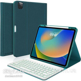 Чохли, бампера Чехлы, бампера ^/--/^ Чехол книжка iPad Pro 12.9 (2020-2022) клавиатура (зеленый) ^_^^^ Чехол книжка iPad Pro 12.9 (2020-2022) клавіатура (зелений) - фото фото фото