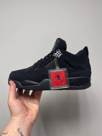 Кросівки Кроссовки ^/--/^ Nike Air Jordan 4 Retro Black Cat 43 - фото фото фото