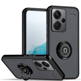 Чохли, бампера Чехлы, бампера ^/--/^ Чохол Fiji Colorframe для Xiaomi Redmi Note 13 Pro Plus 5 /--/ G матовий бампер з кільцем підставкою Black ^_^^^ Чехол Fiji Colorframe для Xiaomi Redmi Note 13 Pro Plus 5 /--/ G матовый бампер с кольцом подставкой Black - фото фото фото