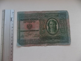 Австро-Угорщина Австро-Венгрия ^/--/^ Банкнота 100 крон 1912 Австро-Венгрия ^_^^^ Банкнота 100 крон 1912 Австро-Угорщина - фото фото фото