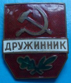 Відзнаки Знаки отличий ^/--/^ дружинник ММД, тяжелый ^_^^^ дружинник ММД, важкий - фото фото фото