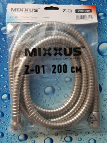 Крани, змішувачі Краны, смесители ^/--/^ Шланг для душа  MIXXUS Chr.Z-01      (200 см) ^_^^^ Шланг для душа MIXXUS Chr.Z-01 (200 см) - фото фото фото