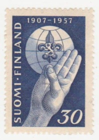 Скандинавія Скандинавия ^/--/^ Финляндия 1957 г. № 480 ** ^_^^^ Фінляндія 1957 No 480 ** - фото фото фото