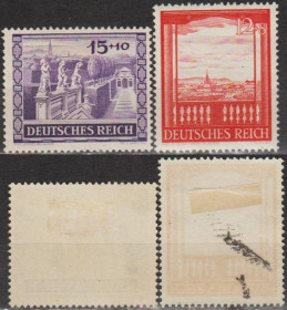 Третій Рейх (-) Третий Рейх (-) ^/--/^ 1941 - Рейх - Ярмарок у Відні Mi.804-805  * ^_^^^ 1941 - Рейх - Ярмарка в Вене Mi.804-805* - фото фото фото