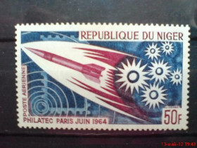 Освоєння космосу Освоение космоса ^/--/^ Нигер Niger Space 1964 Philarec Paris MNH ^_^^^ Нігер Niger Space 1964 Philarec Paris MNH - фото фото фото