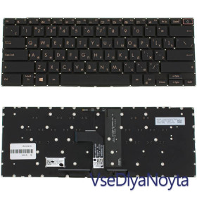 Клавіатури Клавиатуры ^/--/^ Клавиатура для ноутбука ASUS (UX /--/ 393 series) rus, black, без фрейма, подсветка клавиш ^_^^^ Клавіатура для ноутбука ASUS (UX /--/ 393 series) rus, black, без фрейму, підсвічування клавіш - фото фото фото