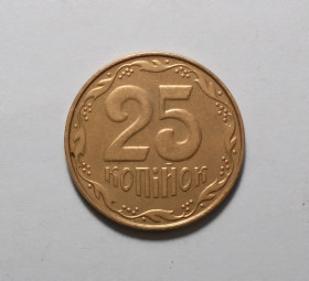 Обігові Обиходные ^/--/^ Украина 25 копеек 2013 ^_^^^ Україна 25 копійок 2013 - фото фото фото