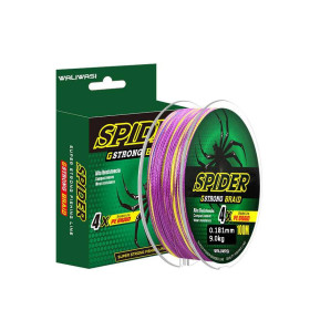 Ліски, шнури, повідці Лески, шнуры, поводки ^/--/^ Шнур плетений Spider G-Strong 4 /--/ X PE Braid 0,181 /--/ mm/9,0 /--/ kg multicolor 100 /--/ м ^_^^^ Шнур плетён Spider G-Strong 4 /--/ X PE Braid 0,181 /--/ mm/9,0 /--/ kg multicolor 100 /--/ м - фото фото фото