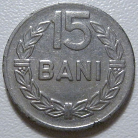 Румунія Румыния ^/--/^ Румунія 15 бані 1966 року #39924 ^_^^^ Румыния 15 купола 1966 года #39924 - фото фото фото
