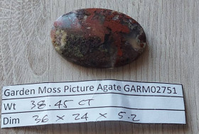 Агат Агат ^/--/^ Моховый агат 38.45 Ct  36 x 24 x 5.2 мм ^_^^^ Моховий агат 38.45 Ct 36 x 24 x 5.2 мм - фото фото фото