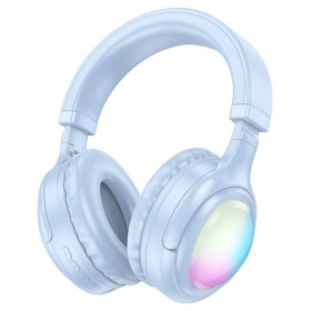 Навушники, гарнітури Наушники, гарнитуры ^/--/^ Навушники Bluetooth бездротові Hoco W /--/ 48 Focus накладні з підсвіткою, мікрофоном та слотом під карту  ^_^^^ Наушники Bluetooth беспроводные Hoco W /--/ 48 Focus накладные с подсветкой, микрофоном и слотом под карту - фото фото фото
