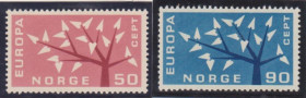 Скандинавія Скандинавия ^/--/^ Норвегия 1962 г.№ 492‑493 ** серия ^_^^^ Норвегія 1962 р. No 492-493 ** серія - фото фото фото