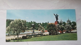 СРСР СССР ^/--/^ Открытка Вильнюс Лукишская площадь Памятник Ленин у 1970 годы ^_^^^ Листівка Вільнюс Лукишська площа Пам'ятник Ленін у 1970 роки - фото фото фото