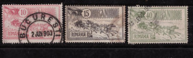 Румунія Румыния ^/--/^ Румыния.  Почтовая карета. 1903 г. ^_^^^ Румунія. Поштова карета. 1903 р. - фото фото фото