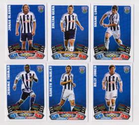 Інше Другое ^/--/^ Футбольные карточки MATCH ATTAX 2011-2012 Premier League Футбольный клуб West Bromwich Albion 6 шт ^_^^^ Футбольні картки MATCH ATTAX 2011-2012 Premier League Футбольний клуб West Bromwich Albion 6 шт - фото фото фото