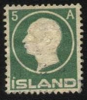 Ісландія Исландия ^/--/^ Исландия 1912 г. № 69  гашеная ^_^^^ Ісландія 1912 р. No 69 гашена - фото фото фото