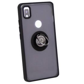 Чохли, бампера Чехлы, бампера ^/--/^ Чохол Fiji Colorframe для ZTE Blade L /--/ 210 матовий бампер з кільцем підставкою Black ^_^^^ Чехол Fiji Colorframe для ZTE Blade L /--/ 210 матовый бампер с кольцом подставкой Black - фото фото фото