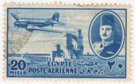 Єгипет Египет ^/--/^ Египет 1947 г. № 314 гашеная ^_^^^ Єгипет 1947 р. No 314 гашена - фото фото фото