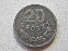 - року - года ^/--/^ Польша 20 грошей 1969 года 33701 ^_^^^ Польща 20 грошей 1969 року 33701 - фото фото фото