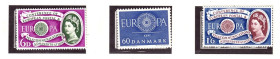 Великобританія Великобритания ^/--/^ Великобритания и Дания 1960 г MNH - EUROPA  - CEPT ^_^^^ Велика Британія і Данія 1960 MNH - EUROPA - CEPT - фото фото фото