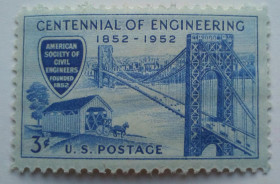 Північна Америка Северная Америка ^/--/^ США 1952 Гражданская инженерия, MNH ^_^^^ 1952 — Громадянська інженерія, MNH - фото фото фото