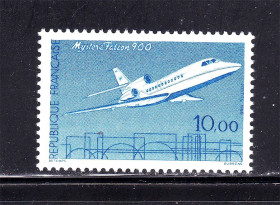 Транспорт Транспорт ^/--/^ Авиация .  Франция   1985 г MNH - ^_^^^ Франція 1985 MNH - фото фото фото