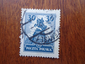 Польща Польша ^/--/^ Польша,1925, Львов - памятник Собескому, гаш. ^_^^^ Польща, 1925, Львів - пам'ятник Собеському, гаш. - фото фото фото