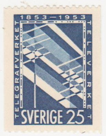 Скандинавія Скандинавия ^/--/^ Швеция 1953 г. № 387 ** ^_^^^ Швеція 1953 No 387 ** - фото фото фото