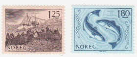 Скандинавія Скандинавия ^/--/^ Норвегия 1977 г.№ 767‑768 ** серия ^_^^^ Норвегія 1977 р. No 767-768 ** серія - фото фото фото