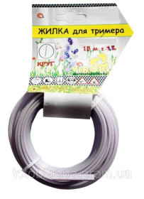 Тримери, мотокоси Триммеры, мотокосы ^/--/^ Жилка для тримера &amp;quot;КРУГ&amp;quot; TM VIROK :  2.7 мм, l 15 м VR-10 /--/ V /--/ 026 ^_^^^ Жилка для тримера &amp;quot;КРУГ&amp;quot; TM VIROK: 2. 7 мм, l 15 м VR-10 /--/ V /--/ 026 - фото фото фото