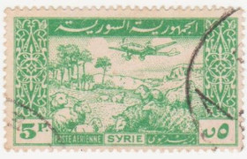 Сирія Сирия ^/--/^ Сирия  1946 г. № 438 гашеная ^_^^^ Сирія 1946 р. No 438 гашена - фото фото фото