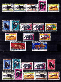 Фауна Фауна ^/--/^ Фауна .  Руанда -  Руанда-Урунди 1964 и 1959 гг MNH - серия , подборка ^_^^^ Фауна . Руанда - Руанда-Урунді 1964 і 1959 рр MNH - серія, добірка - фото фото фото