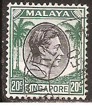 Сінгапур Сингапур ^/--/^ Бр.Сингапур 1948 Sc.12 гаш. Перф.14 ^_^^^ Бр.Сінгапур 1948 Sc.12 гаш. Перф.14 - фото фото фото