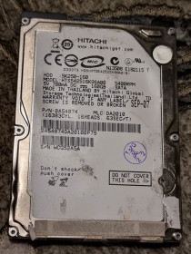 Жорсткі диски Жесткие диски ^/--/^ Нерабочий &amp;quot;70%&amp;quot; hdd 2.5 160 гб hitachi 5400 жесткий диск hts /--/ 542516 /--/ k /--/ 9 /--/ sa /--/ 00 хитачи дутый ^_^^^ Неробочий &amp;quot;70% &amp;quot; hdd 2.5 160 гб hitachi 5400 жорсткий диск hts /--/ 542516 /--/ k /--/ 9 /--/ sa /--/ 00 хитачі дутий - фото фото фото