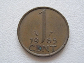 Нідерланди Нидерланды ^/--/^ Нидерланды 1 цент 1965 года 23182 ^_^^^ Нідерланди 1 цент 1965 року 23182 - фото фото фото