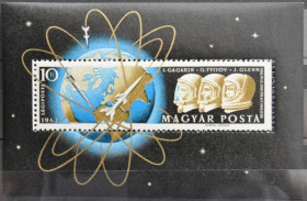 Інше Другое ^/--/^ Венгрия Космос Гагарин Титов Гленн 1962 ^_^^^ Угорщина Космос Гагарін Тітов Гленн 1962 - фото фото фото