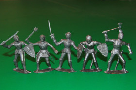 Фігурки, солдатики Фигурки, солдатики ^/--/^ ЛИЦАРІ  рыцари KOHO ФРН 65-70 /--/ мм набір №3 ^_^^^ Рыцари KOHO ФРГ 65-70 /--/ мм набор No /--/ 3 - фото фото фото