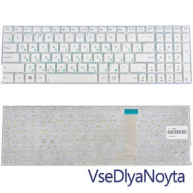 Клавіатури Клавиатуры ^/--/^ Клавиатура для ноутбука ASUS (X /--/ 556 series) rus, white, без фрейма ^_^^^ Клавіатура для ноутбука ASUS (X /--/ 556 series) rus, white, без фрейму - фото фото фото