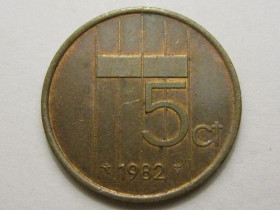 Нідерланди Нидерланды ^/--/^ Нидерланды 5 центов 1982 года 38588 ^_^^^ Нідерланди 5 центів 1982 року 38588 - фото фото фото
