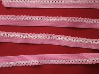 Тканина Ткань ^/--/^ Тесьма  РЕЗИНКА  С АЖУРНЫМ КРАЕМ,розовая, кукольная. For Hand Made, поделок, рукоделия ^_^^^ Тесьма РЕЗИНКА З АЖУРНИМ КРАЄМ, рожева, лялькова. For Hand Made, вироби, рукоділля - фото фото фото