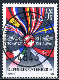 Австрія Австрия ^/--/^ Австрия. Защитите Альпы   (серия) 1992 г. ^_^^^ Австрія. Захистіть Альпи (1992) - фото фото фото
