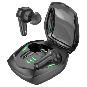 Навушники, гарнітури Наушники, гарнитуры ^/--/^ Навушники Bluetooth бездротові Hoco EW /--/ 28 вакуумні з мікрофоном та ігровим режимом Black ^_^^^ Bluetooth беспроводные Hoco EW /--/ 28 вакуумные с микрофоном и игровым режимом Black - фото фото фото