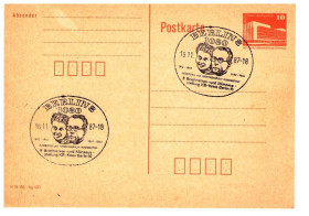 Тематичні колекції Тематические коллекции ^/--/^ Личности  . ГДР 1987  г -   ПК с ОМ  - Берлин ^_^^^ НДР 1987 р - ПК з ОМ - Берлін - фото фото фото