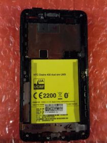 Комплектуючі для корпусів Комплектующие для корпусов ^/--/^ HTC Desire 400 средняя часть оригинал бу ^_^^^ HTC Desire 400 середня частина оригіналу - фото фото фото